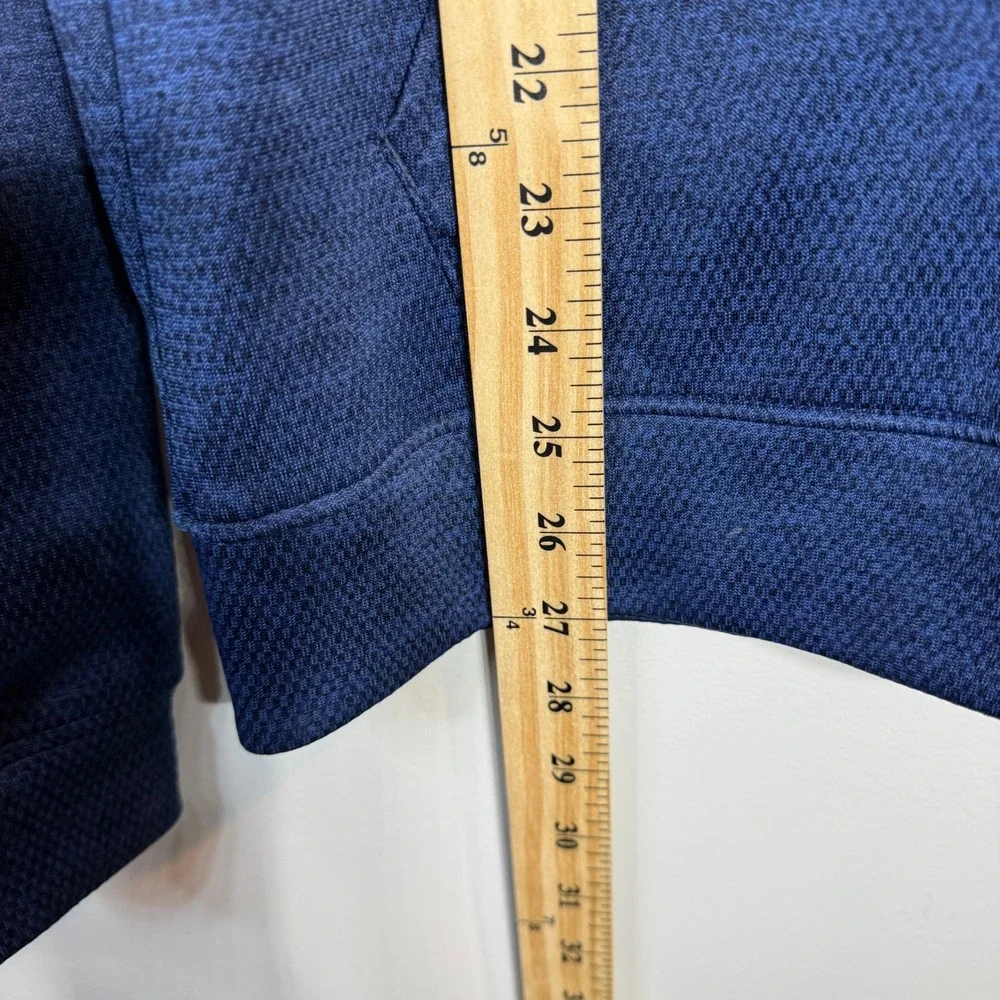 Adidas Baseball Hoodie Sweatshirt Men's Medium Blue ClimaWarm Athletic‎ Pullover